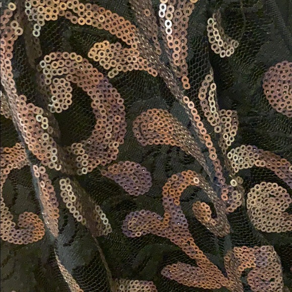 Lauren Ralph Lauren Black and Gold Dress - Picture 3 of 8